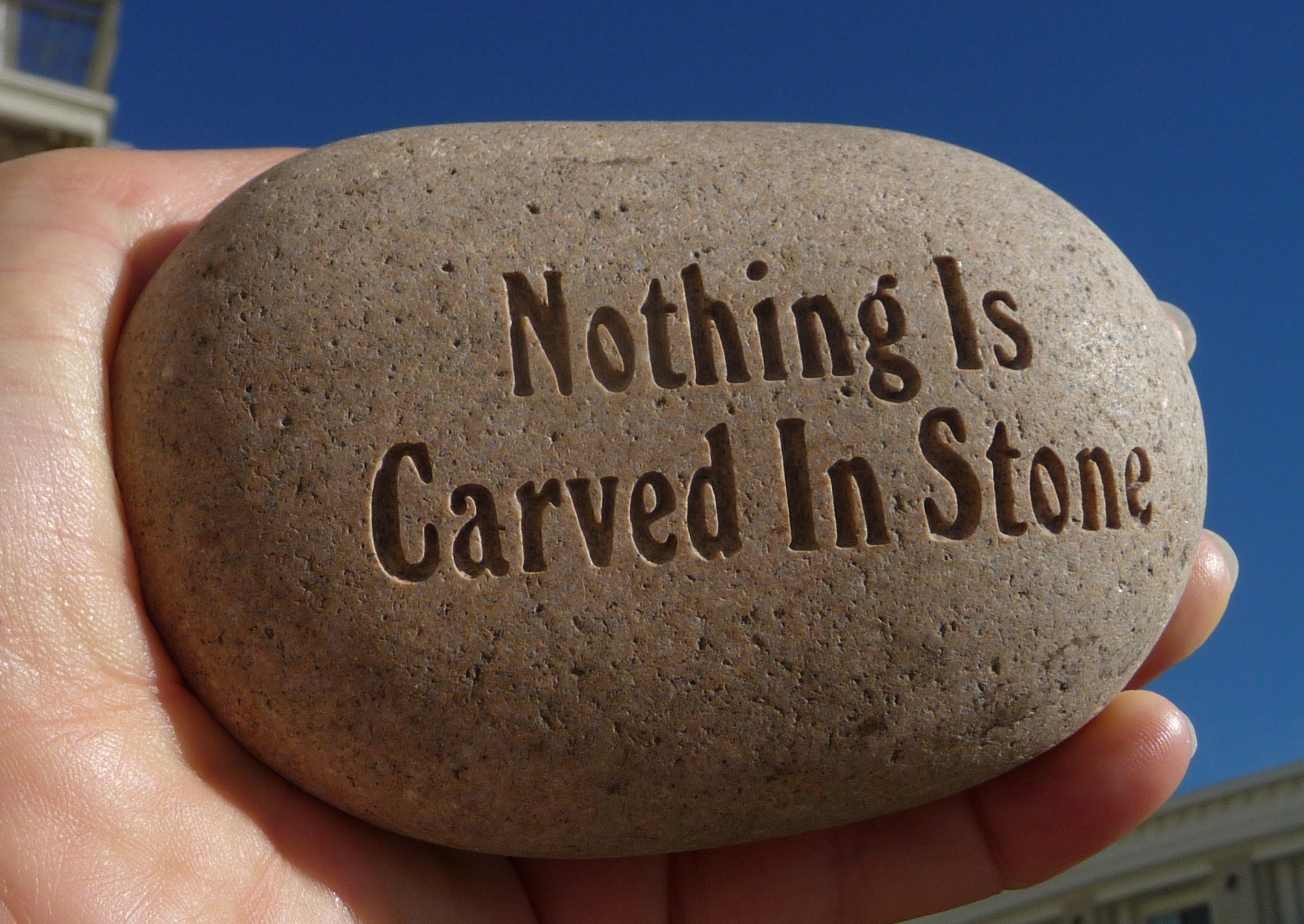 Carved in stone. Carved in Stone, 1995. Thumb up Carved in Stone. Carved in Stone photo.